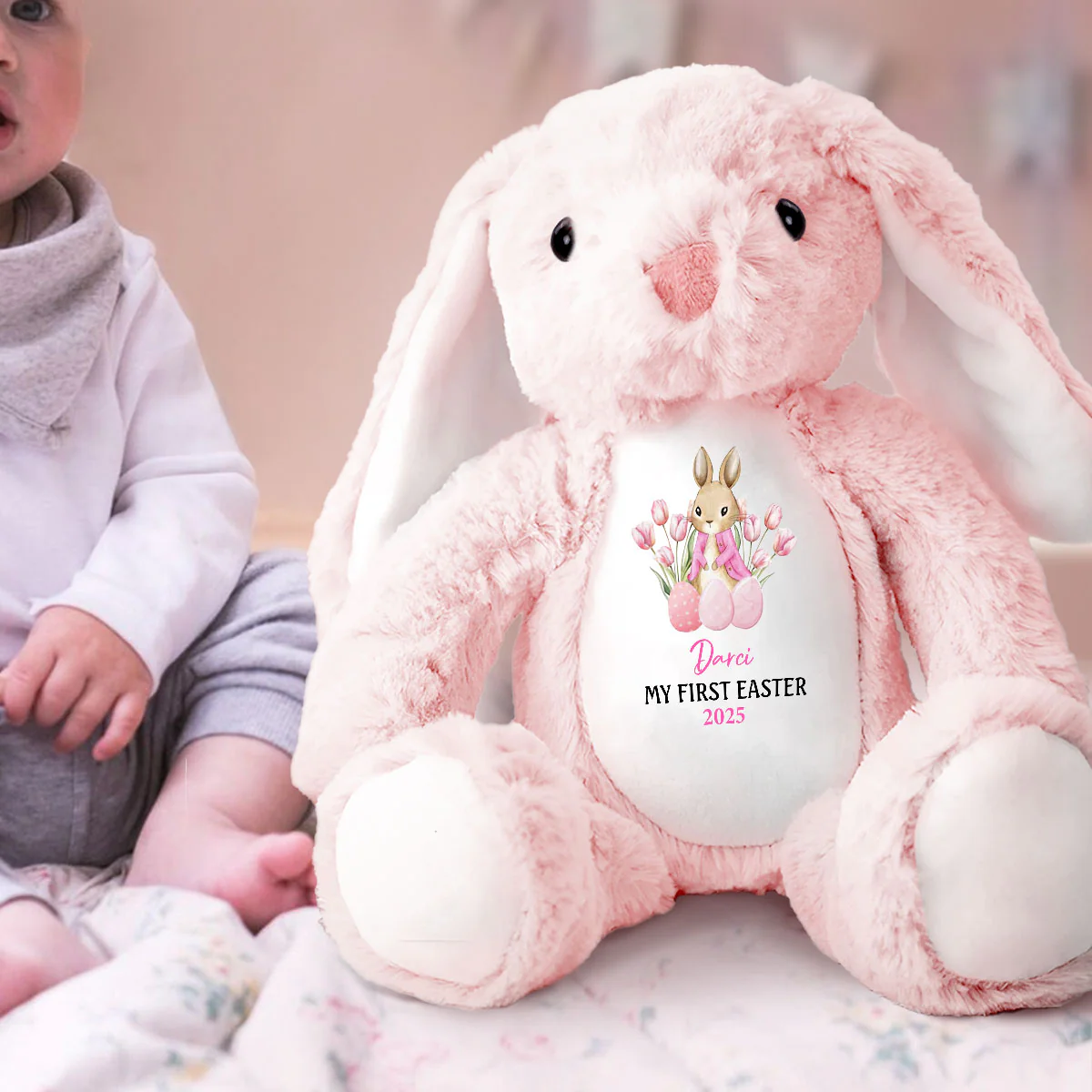 My First Easter Keepsake - Personalized Stuffed Bunny4