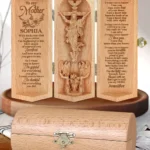 A Poem For My Mom - Personalized Wooden Cylinder Sculpture-faithregion (2)