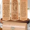 A Prayer For My Family - Openable Wooden Cylinder Sculpture Of Jesus Christ-faithregion (2)