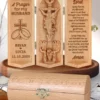 A Prayer For My Husband - Personalized Openable Wooden Cylinder Sculpture Of Jesus Christ-faithregion (3)