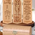 And God Said Let There Be - Personalized Openable Wooden Cylinder Sculpture Of Jesus Christ-faithregion (2)