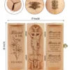 Blessed Is She - Personalized Openable Wooden Cylinder Sculpture Of Jesus Christ-faithregion (1)