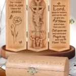 Declare The Lord - Personalized Openable Wooden Cylinder Sculpture Of Jesus Christ-faithregion (2)