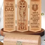 God's Word He Shares - Wooden Cylinder Sculpture Of Jesus Christ-faithregion (3)