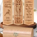 In Loving Memory - Personalized Wooden Cylinder Sculpture-faithregion (6)