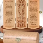 My Mother's Hands - Personalized Wooden Cylinder Sculpture-faithregion (2)