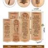 To My Precious Mother-in-law - Personalized Wooden Cylinder Sculpture-faithregion (1)