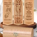 Watching You Be A Mom - Personalized Openable Wooden Cylinder Sculpture Of Jesus Christ-faithregion (2)